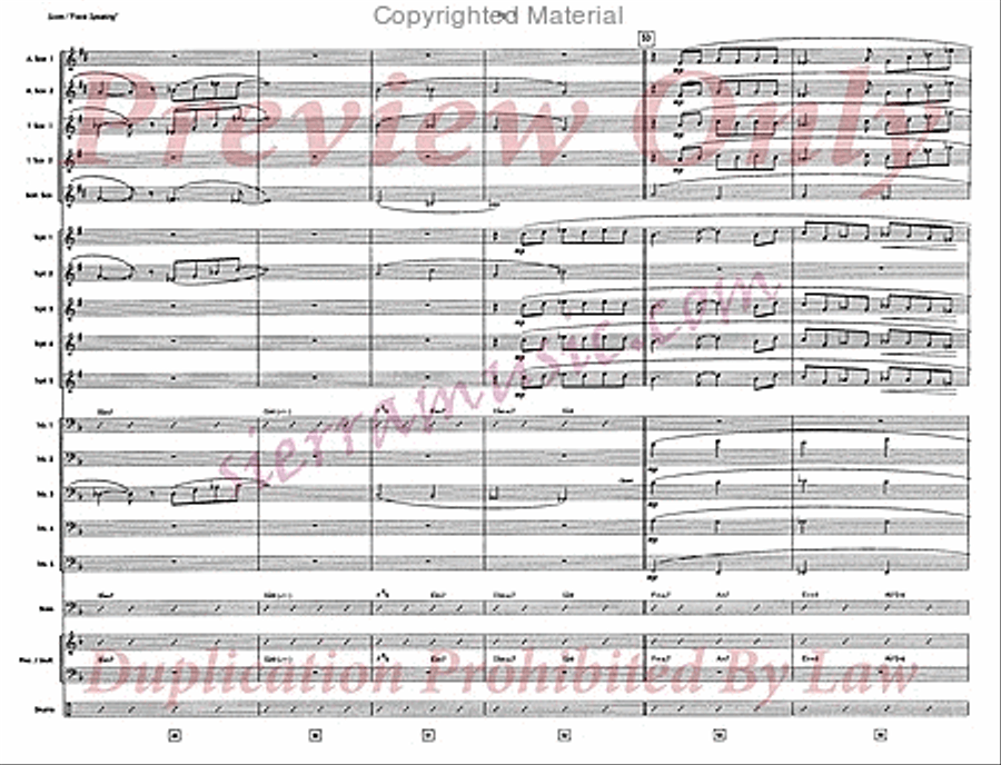 Frank Speaking Frank Speaking Jazz Ensemble scores gallery preview page 8
