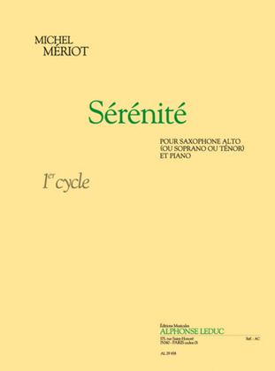 Serenite (saxophone-alto & Piano)