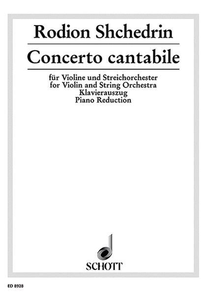 Concerto Cantabile Vn/pf