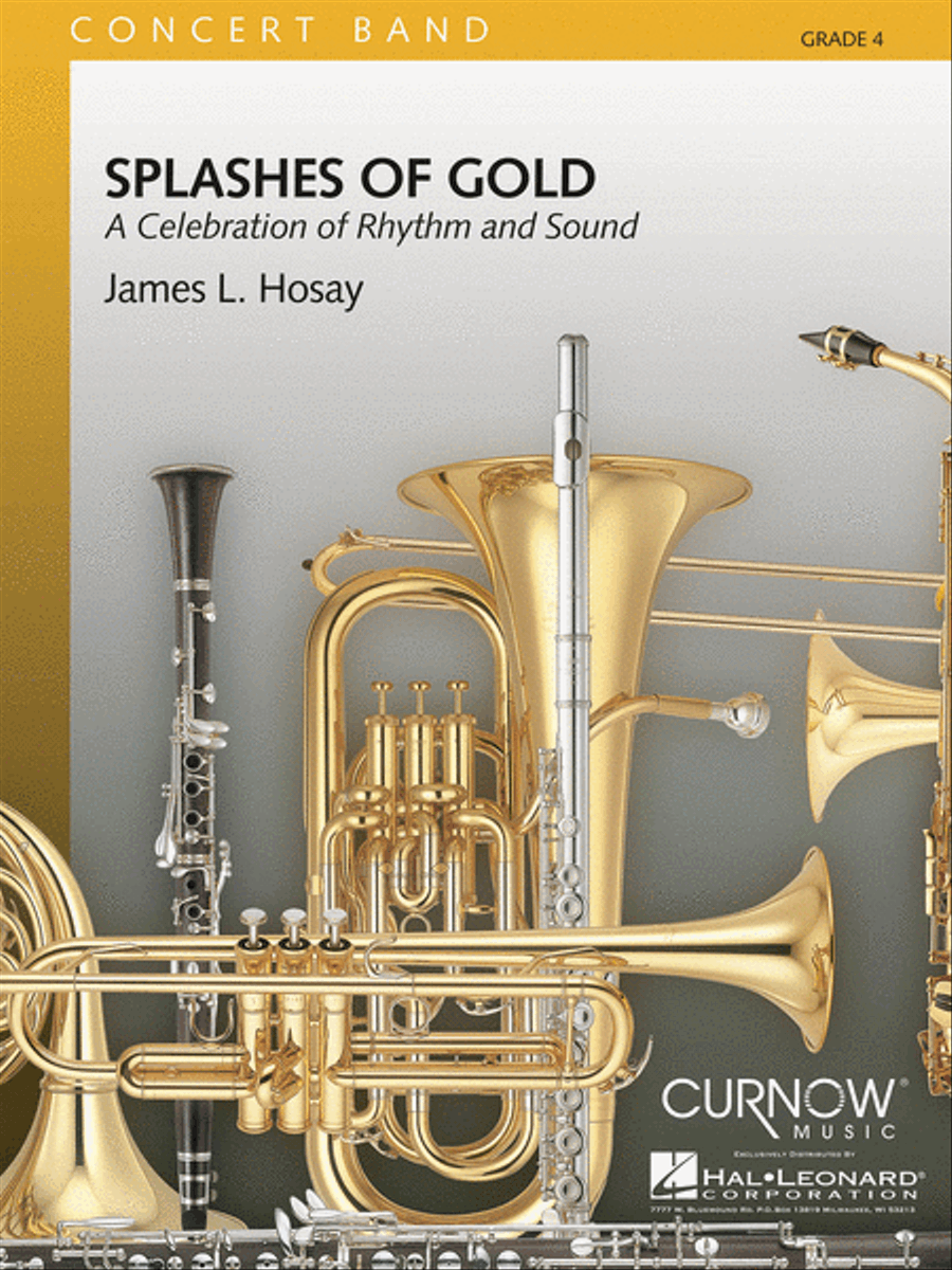 Splashes of Gold Splashes of Gold Concert Band scores gallery preview page 1
