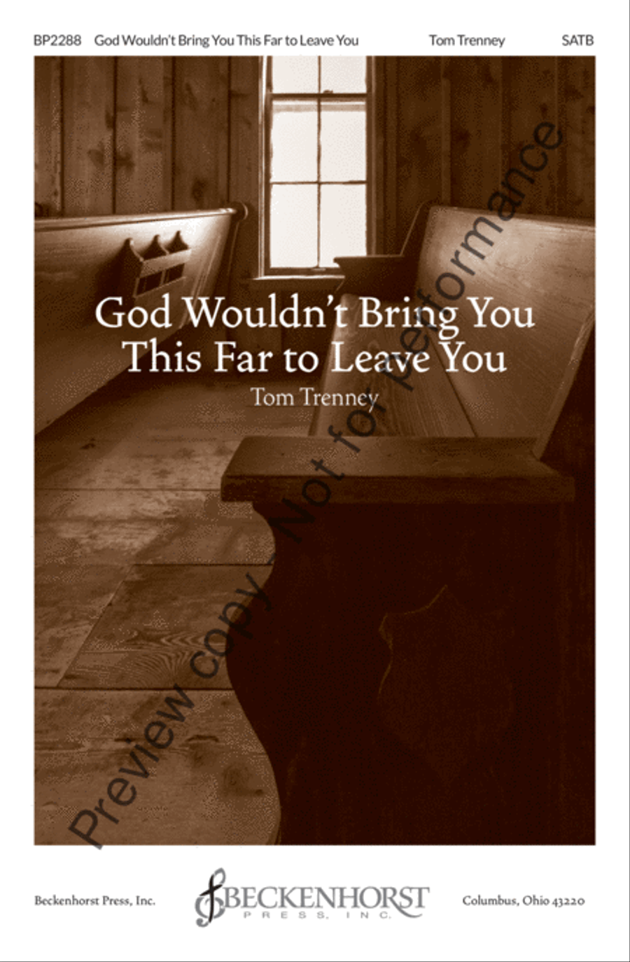 God Wouldn't Bring You This Far to Leave You 4-Part scores gallery preview page 2