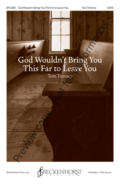 God Wouldn't Bring You This Far to Leave You image number null
