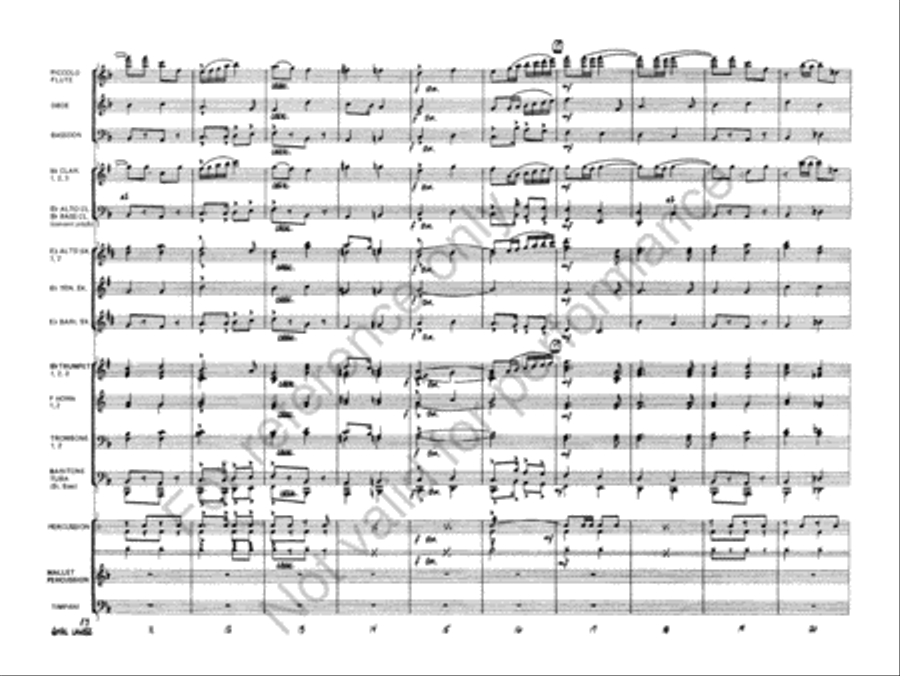 Royal Lancer Concert Band scores gallery preview page 4
