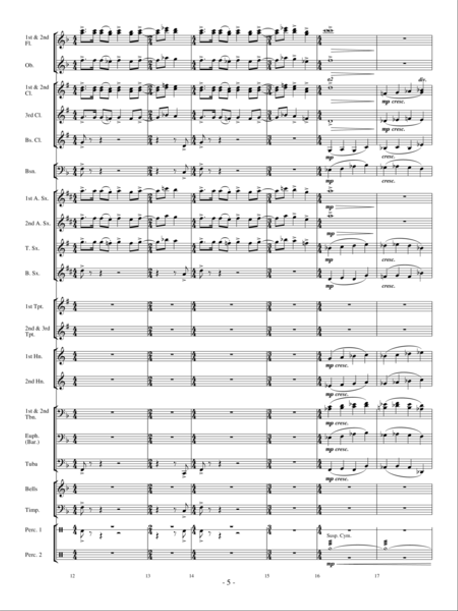 Northwind Concert Band scores gallery preview page 4