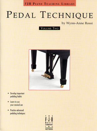 Book cover for Pedal Technique, Volume Two