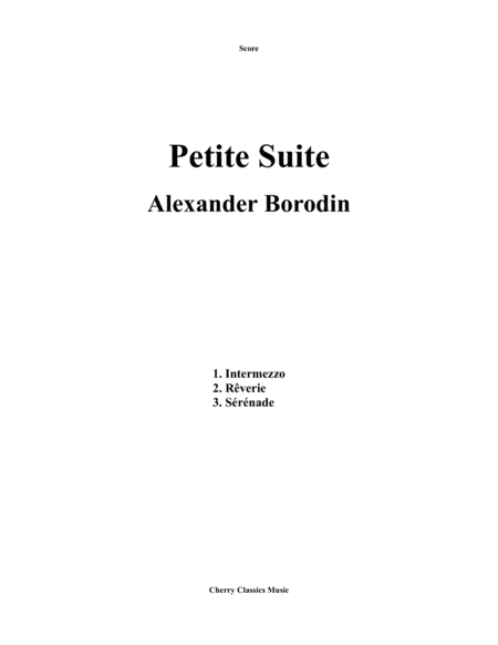 Petite Suite for Euphonium & Piano
