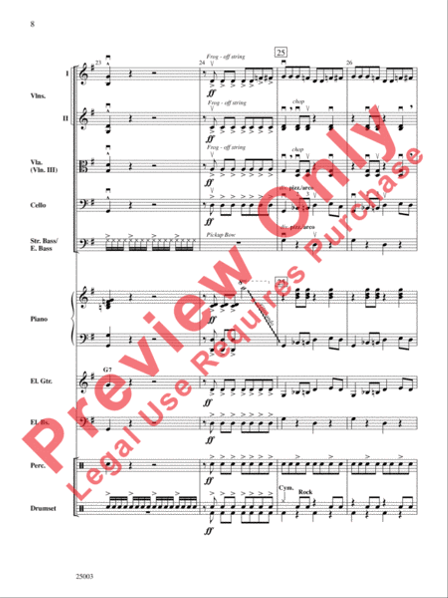 Wipe Out Wipe Out String Orchestra scores gallery preview page 10