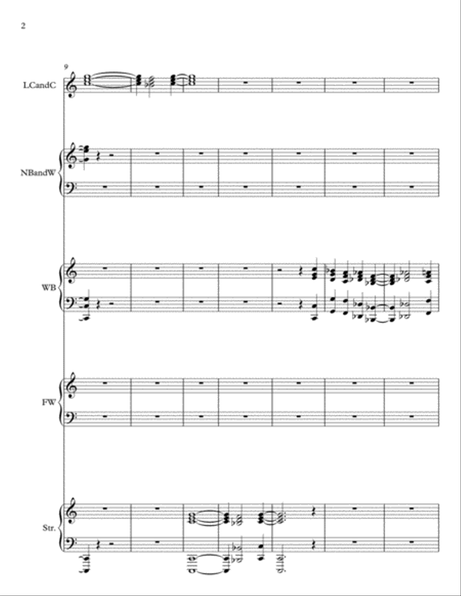 Beyond the Horizon Small Ensemble scores gallery preview page 2