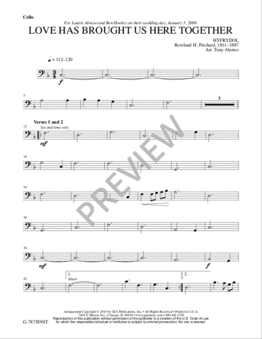 Love Has Brought Us Here Together - Instrument edition Flute scores gallery preview page 5