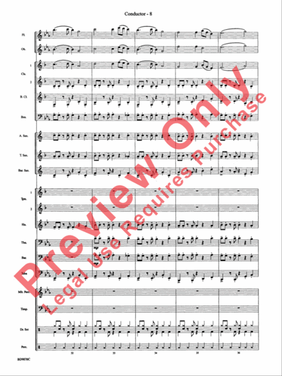 Christmas a la Big Band Christmas a la Big Band Concert Band scores gallery preview page 11