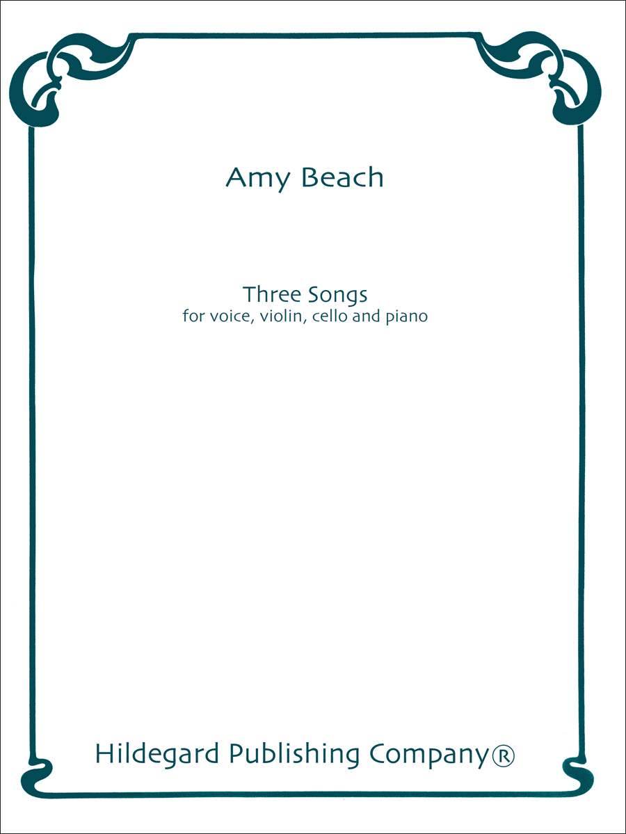 Three Songs Piano Trio scores gallery preview page 1