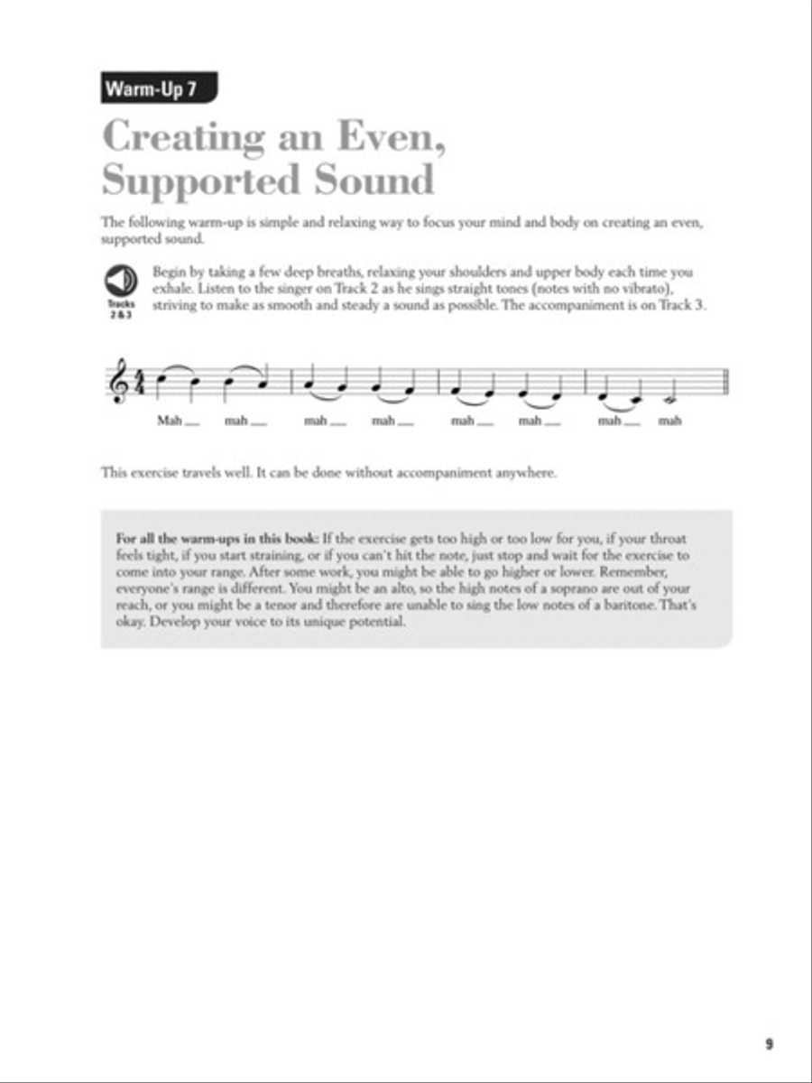 Vocal Warm-Ups Voice scores gallery preview page 6