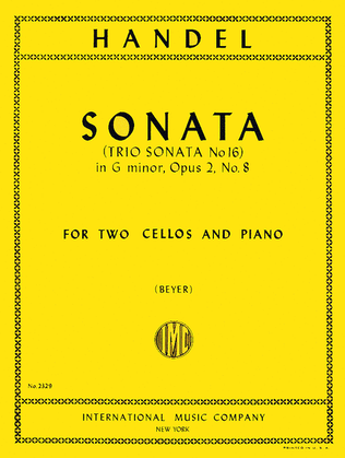 Sonata in G minor, Op. 2 No. 8