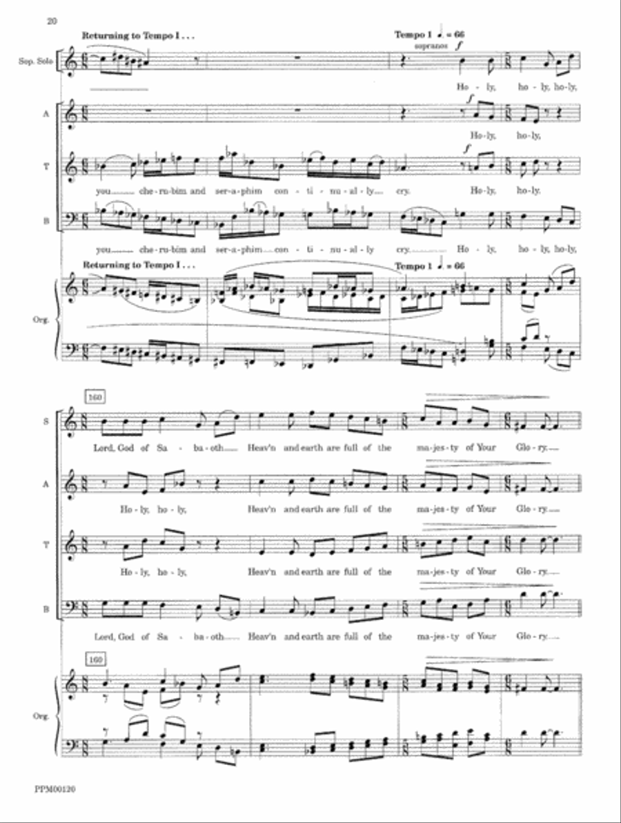 Transfiguration: An Ecumenical Mass Divisi scores gallery preview page 23