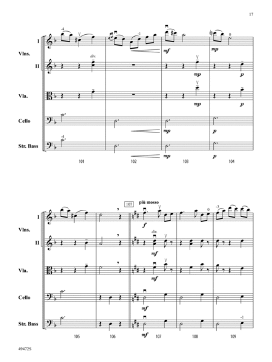 Fantasía Española String Orchestra scores gallery preview page 18