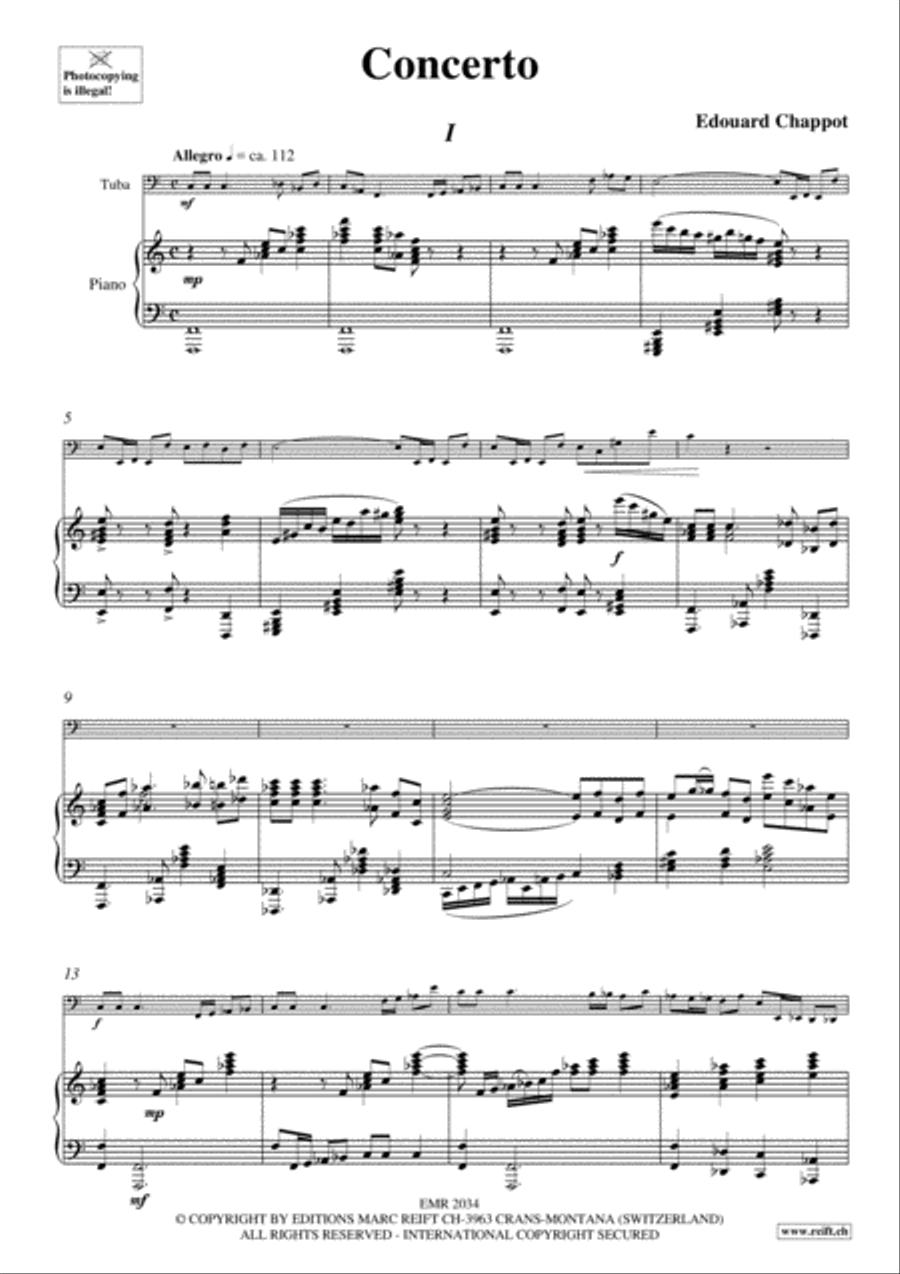 Concerto Concerto Tuba scores gallery preview page 4