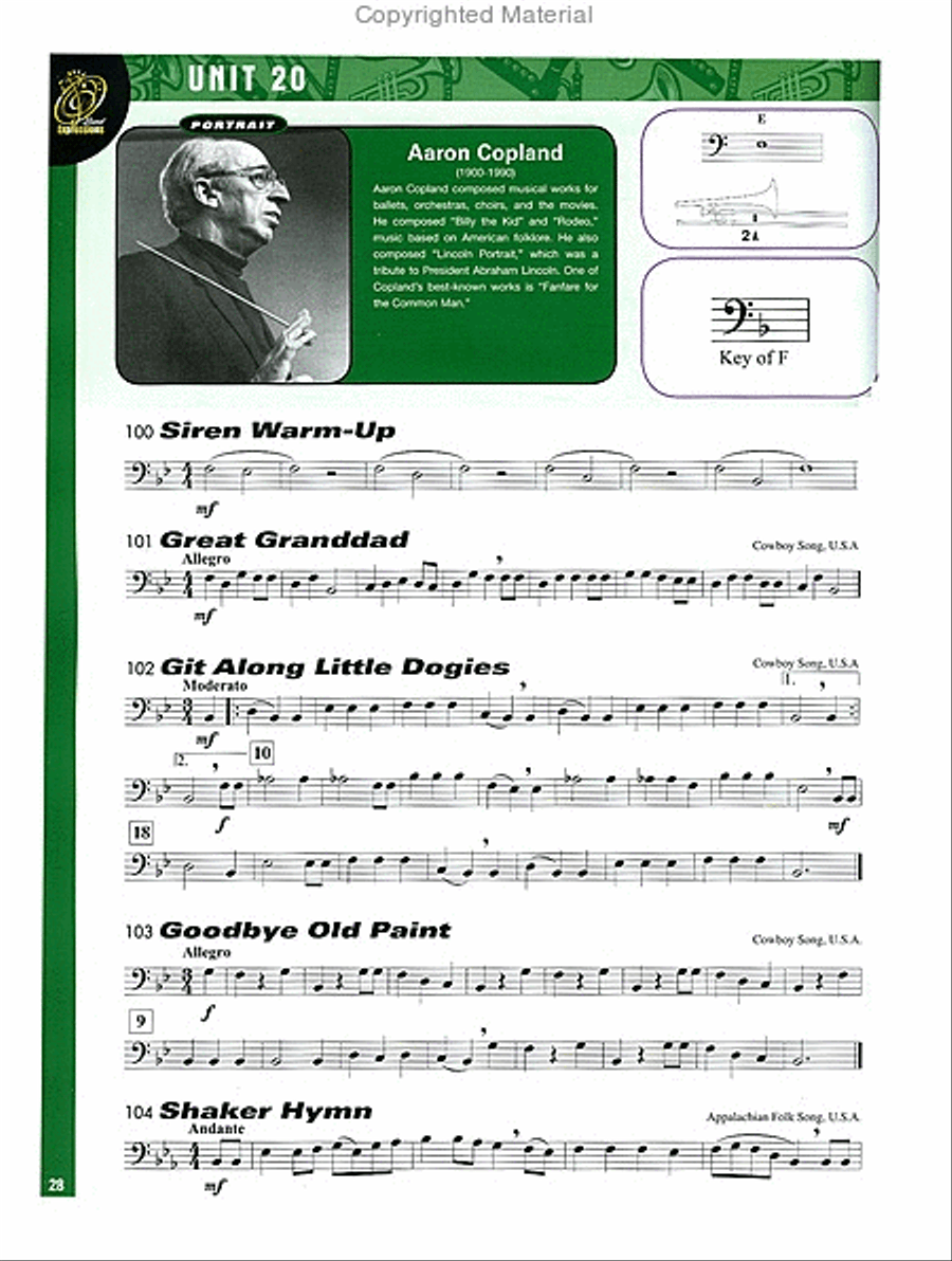 Band Expressionsa,,C/, Book One: Student Edition Concert Band Methods scores gallery preview page 4