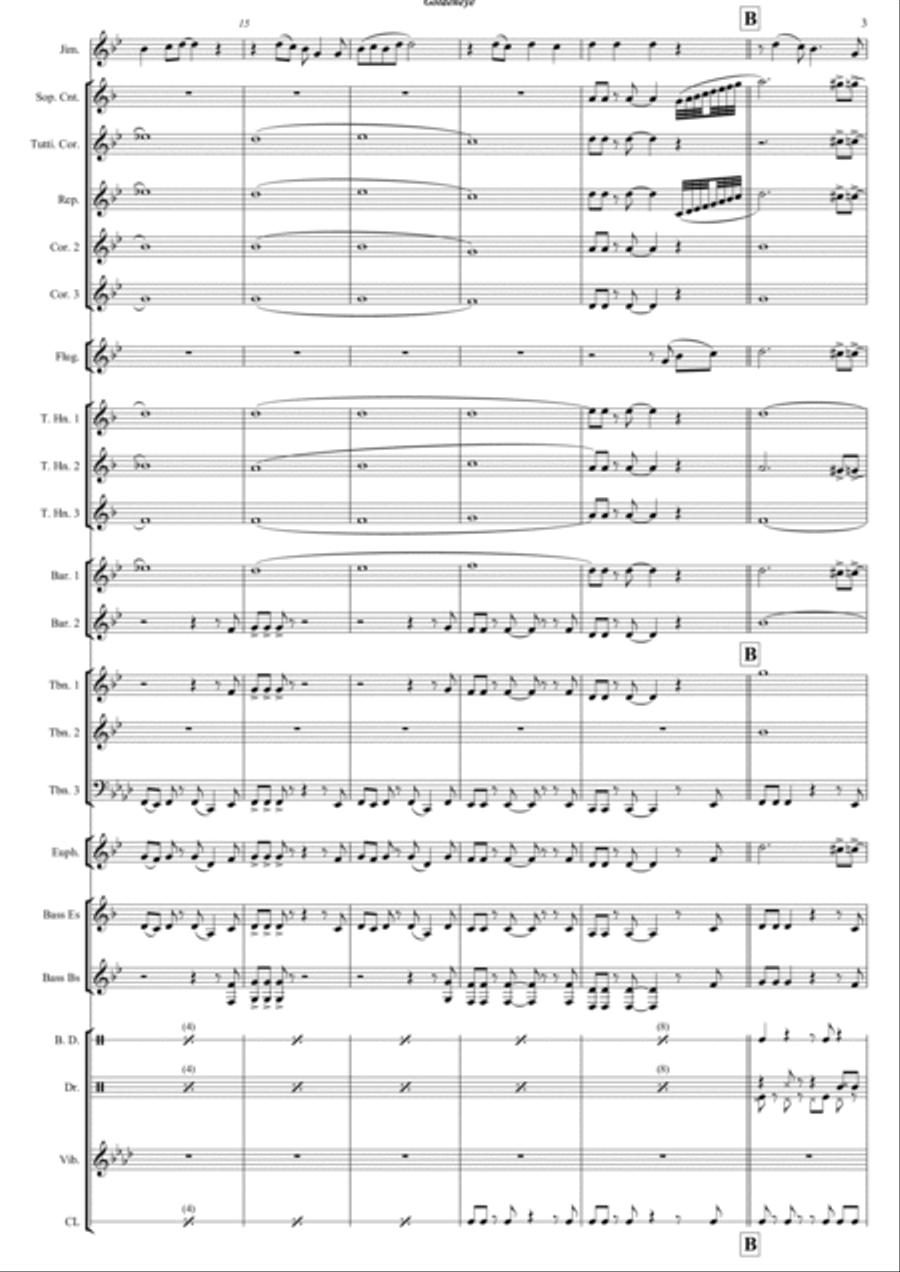 Goldeneye Brass Band scores gallery preview page 3