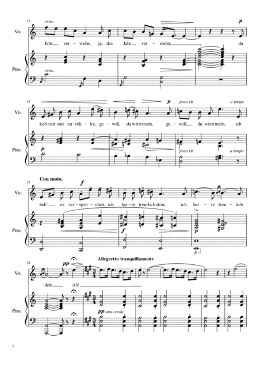 Solvejgs Lied - C Major Voice Solo scores gallery preview page 3