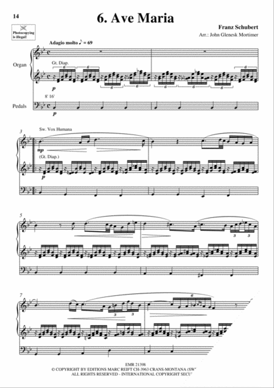Wedding Favorites for Organ Trumpet scores gallery preview page 11