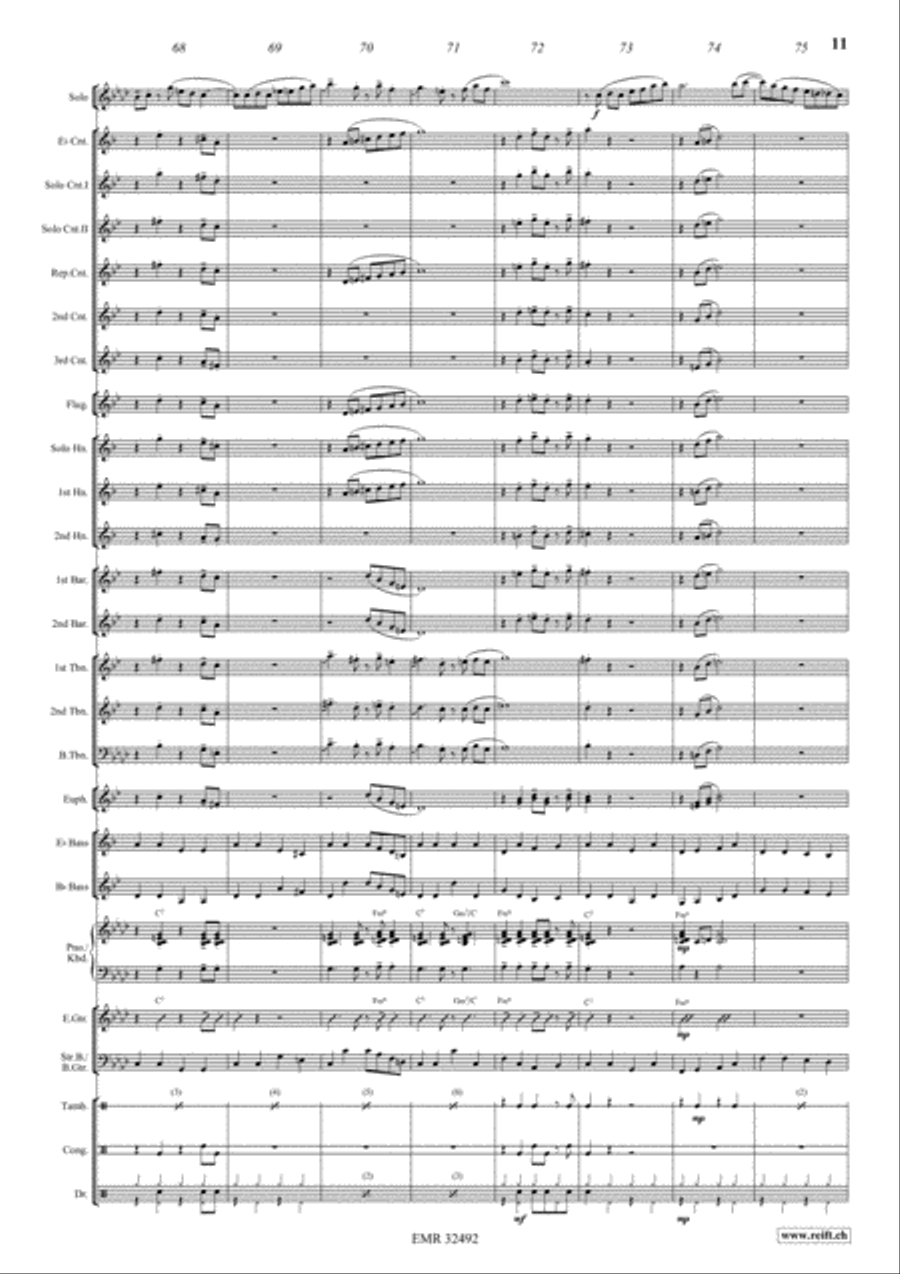 Carioca Brass Band scores gallery preview page 11