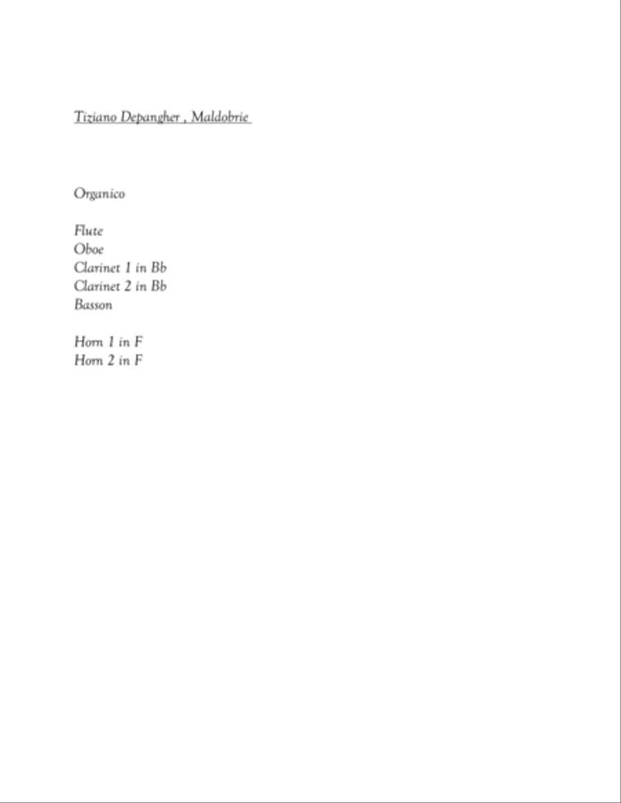 Maldobrie Woodwind Ensemble scores gallery preview page 4
