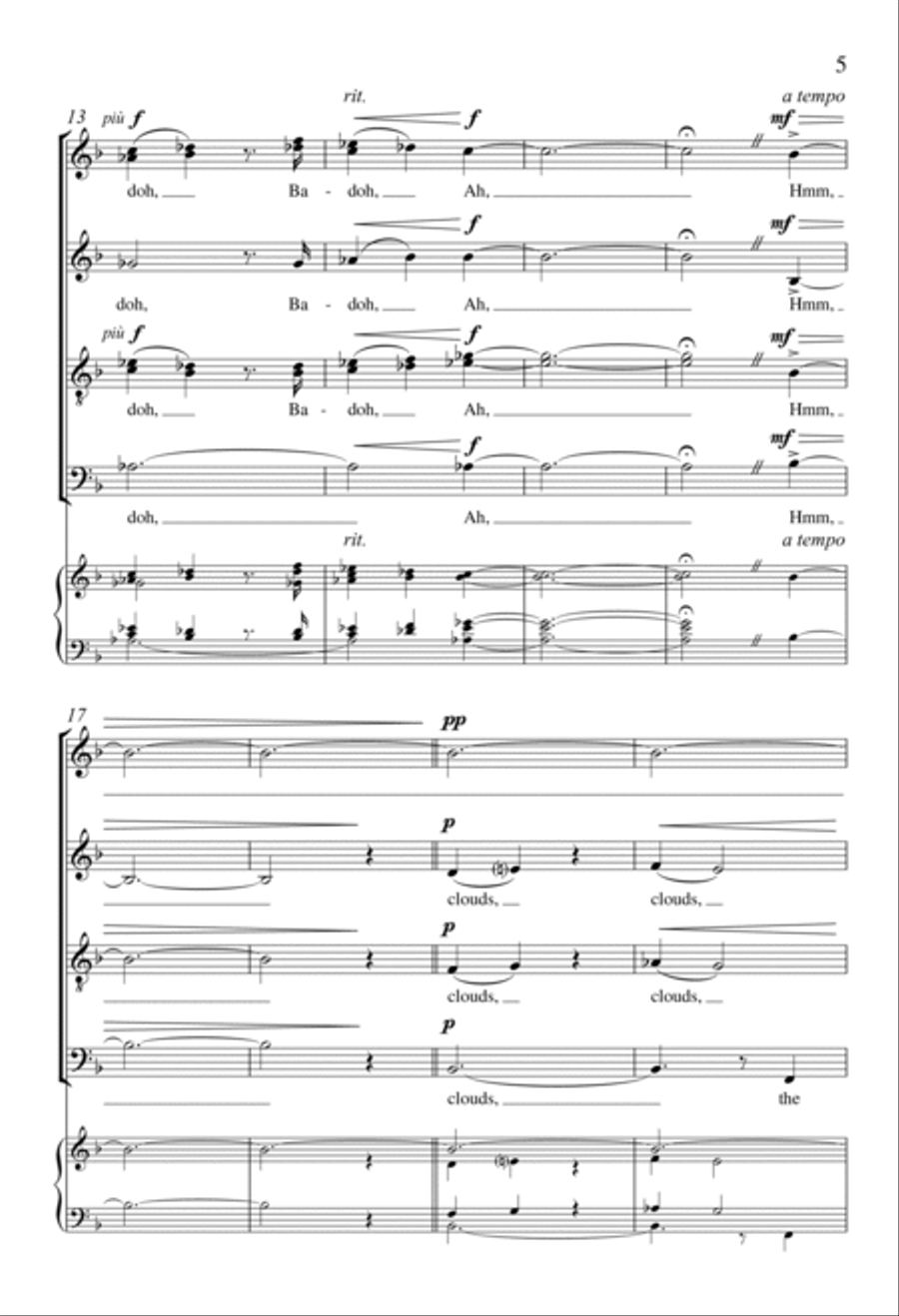 Sunset Symphony Divisi scores gallery preview page 4