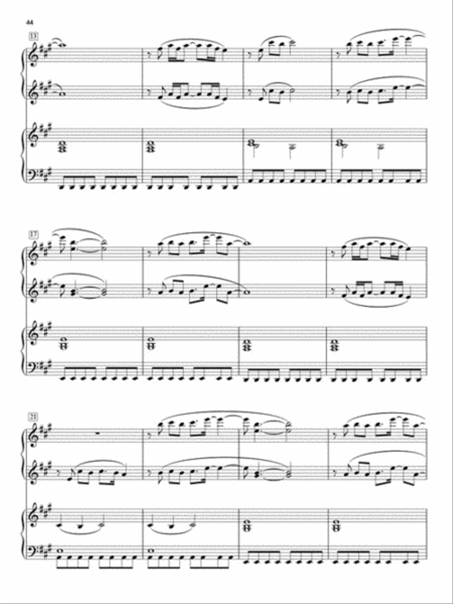 Coldplay 1 Piano, 4-Hands scores gallery preview page 5
