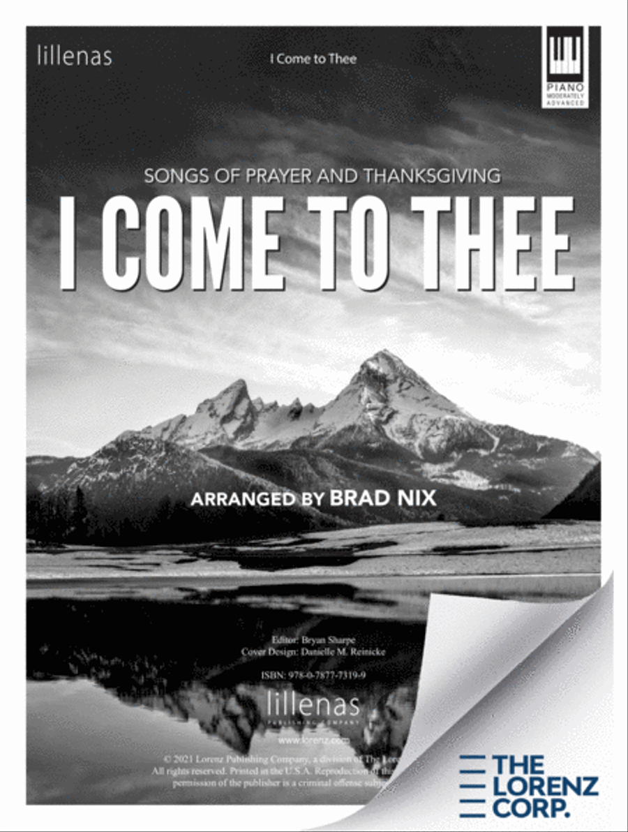 I Come To Thee Piano Solo scores gallery preview page 2