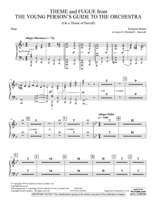 Theme and Fugue from The Young Person's Guide to the Orchestra - Harp