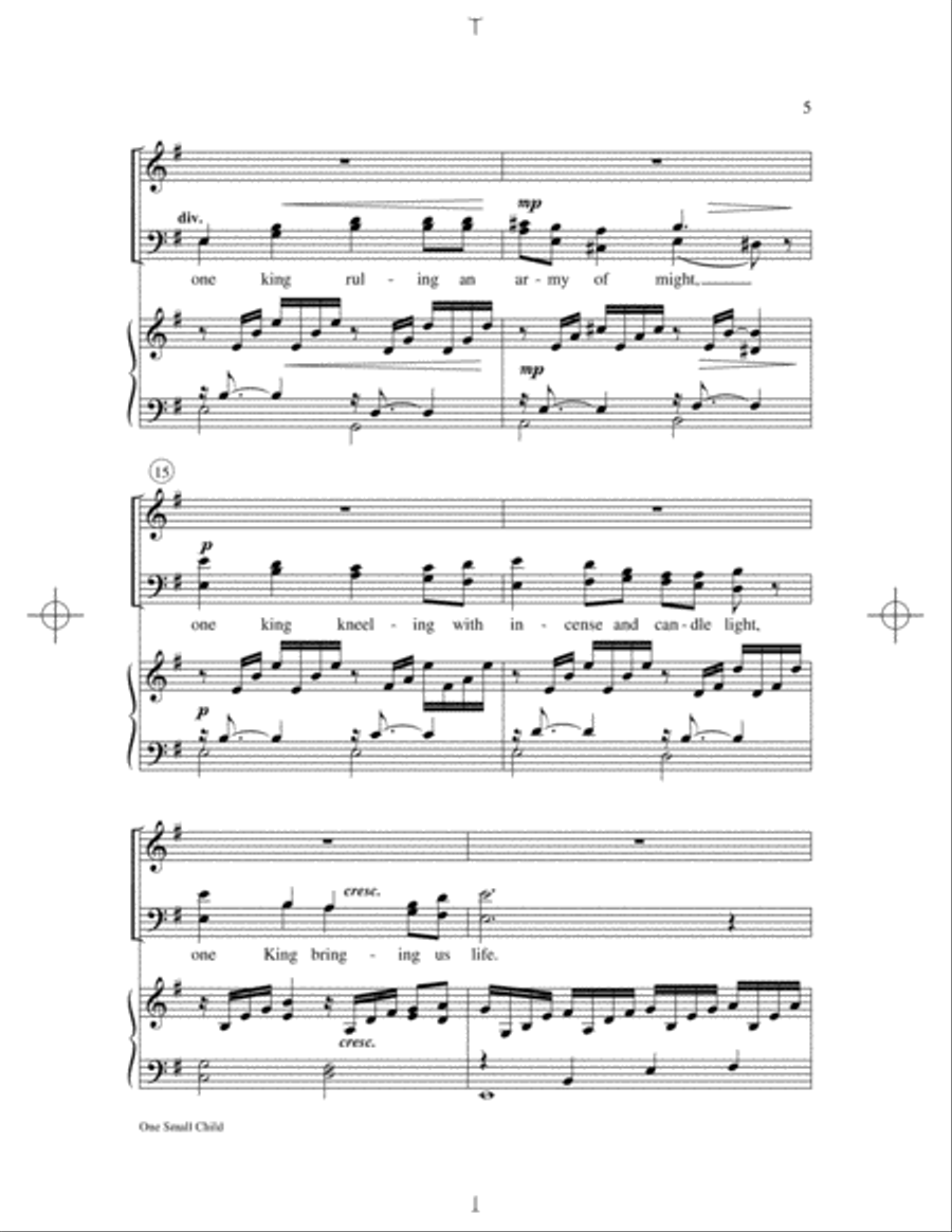 One Small Child One Small Child 4-Part scores gallery preview page 4