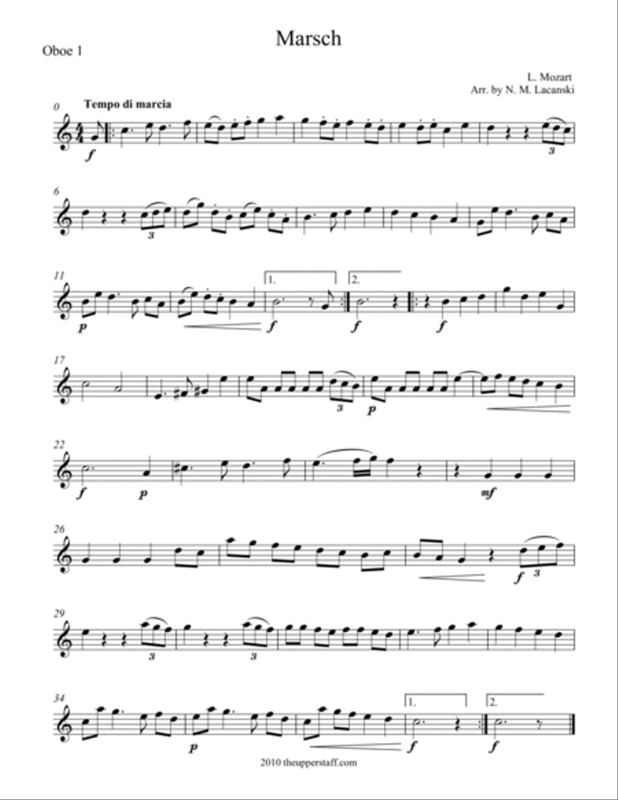 Marsch Woodwind Trio scores gallery preview page 3