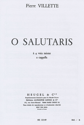O Salutaris (satb)