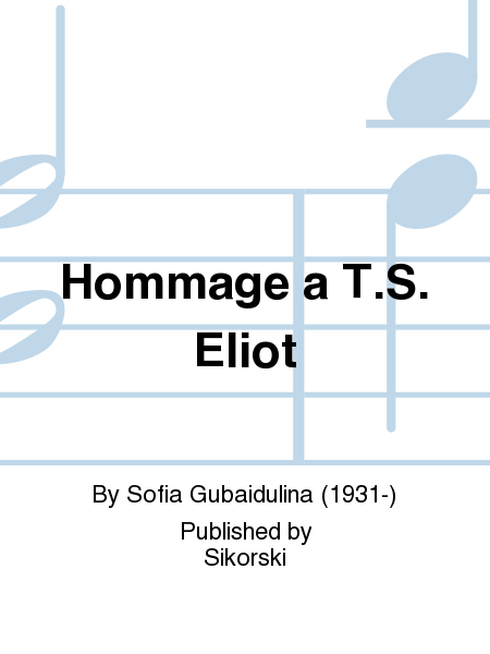 Hommage a T.S. Eliot