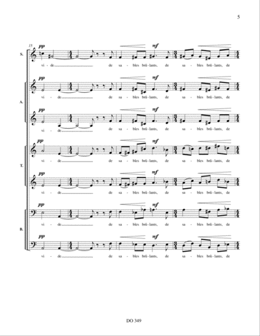 Passage op. 65 Choir scores gallery preview page 5