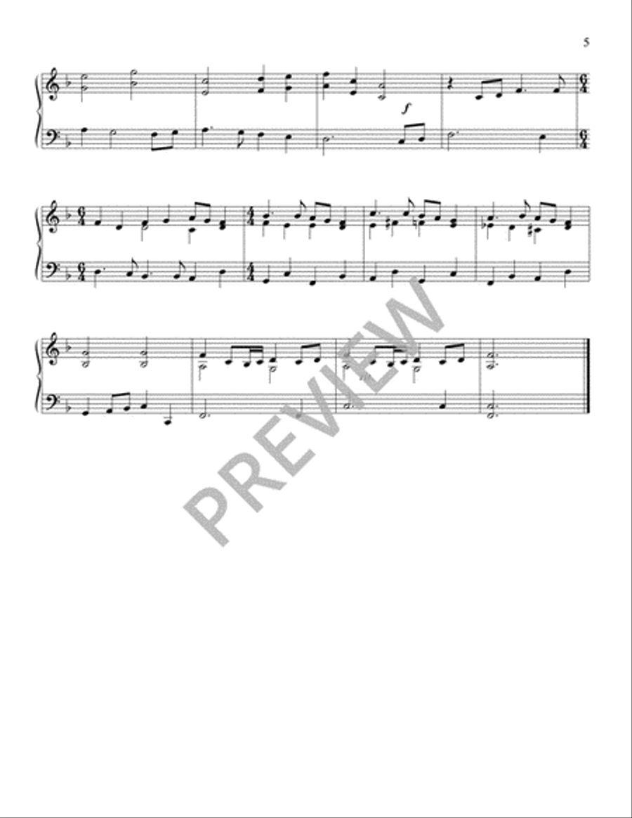 Ten Piano Essays on Tunes of Marty Haugen Piano Solo scores gallery preview page 7