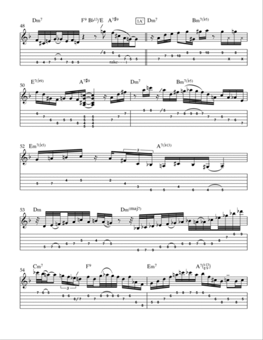 Heartstrings Electric Guitar scores gallery preview page 4