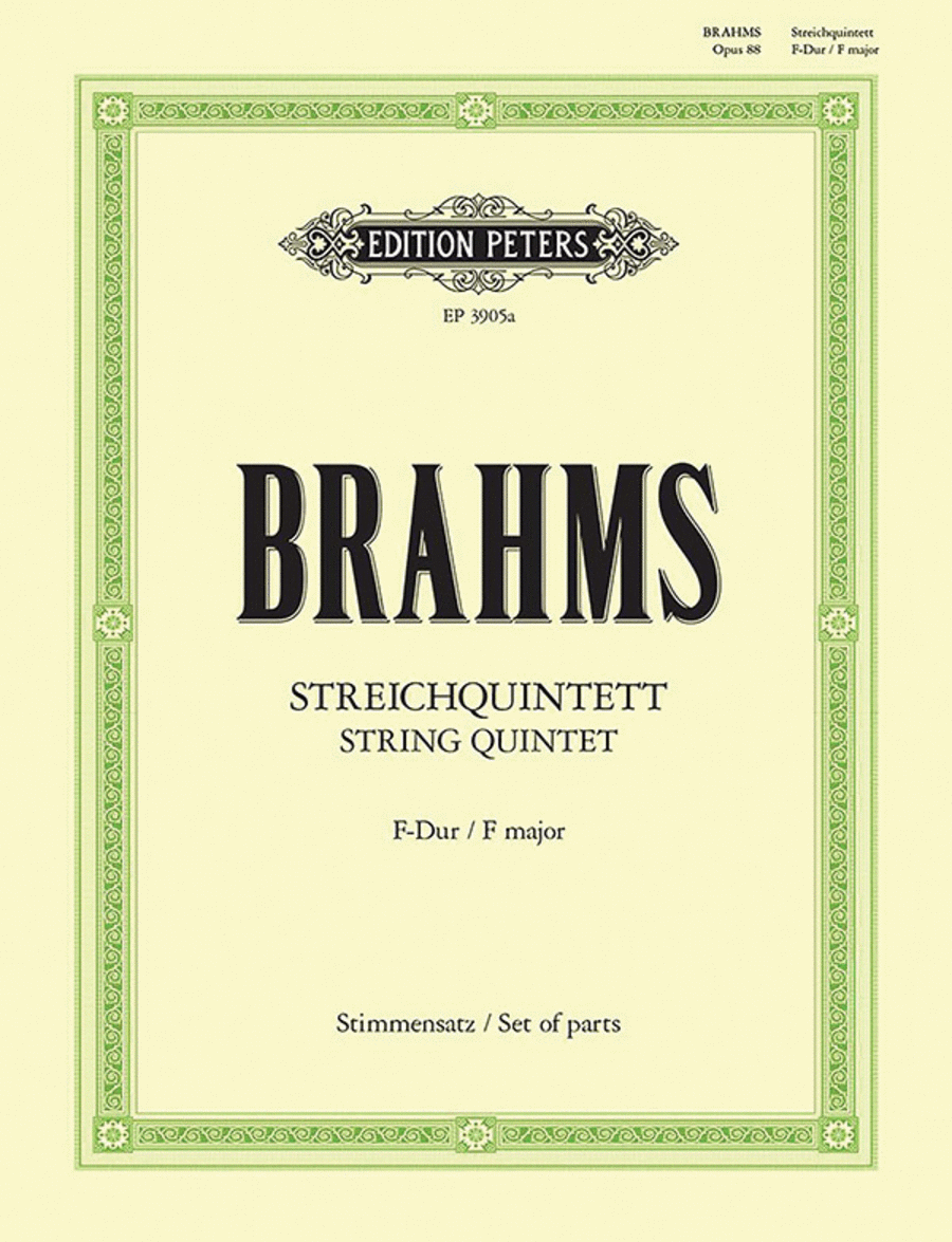 Johannes Brahms: String Quintet No.1