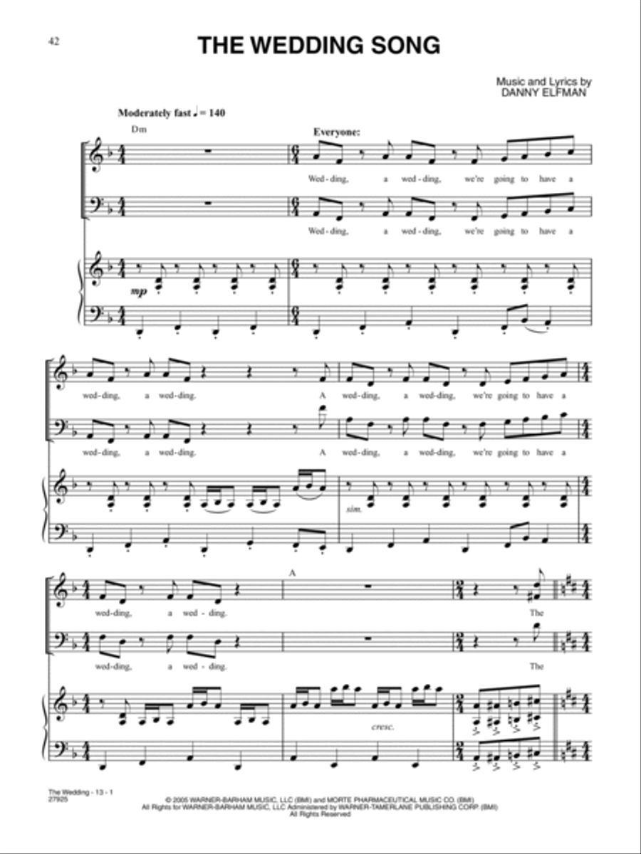 The Wedding Song (from 