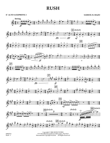 Rush - Eb Alto Saxophone 2