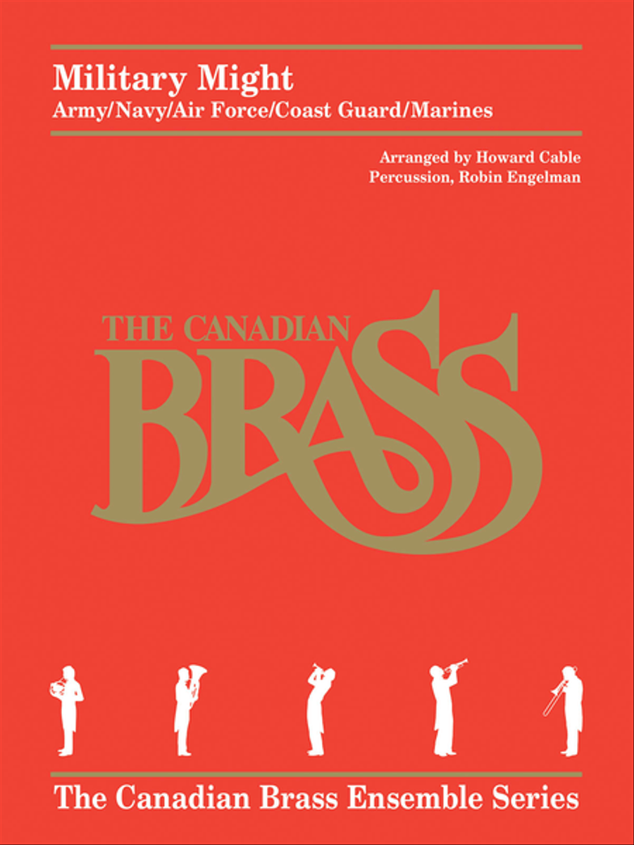Military Might (Army/Navy/Air Force/Coast Guard/Marines) Brass Quintet scores gallery preview page 1