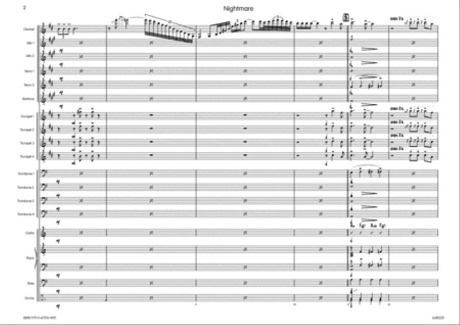 Nightmare Big Band scores gallery preview page 3