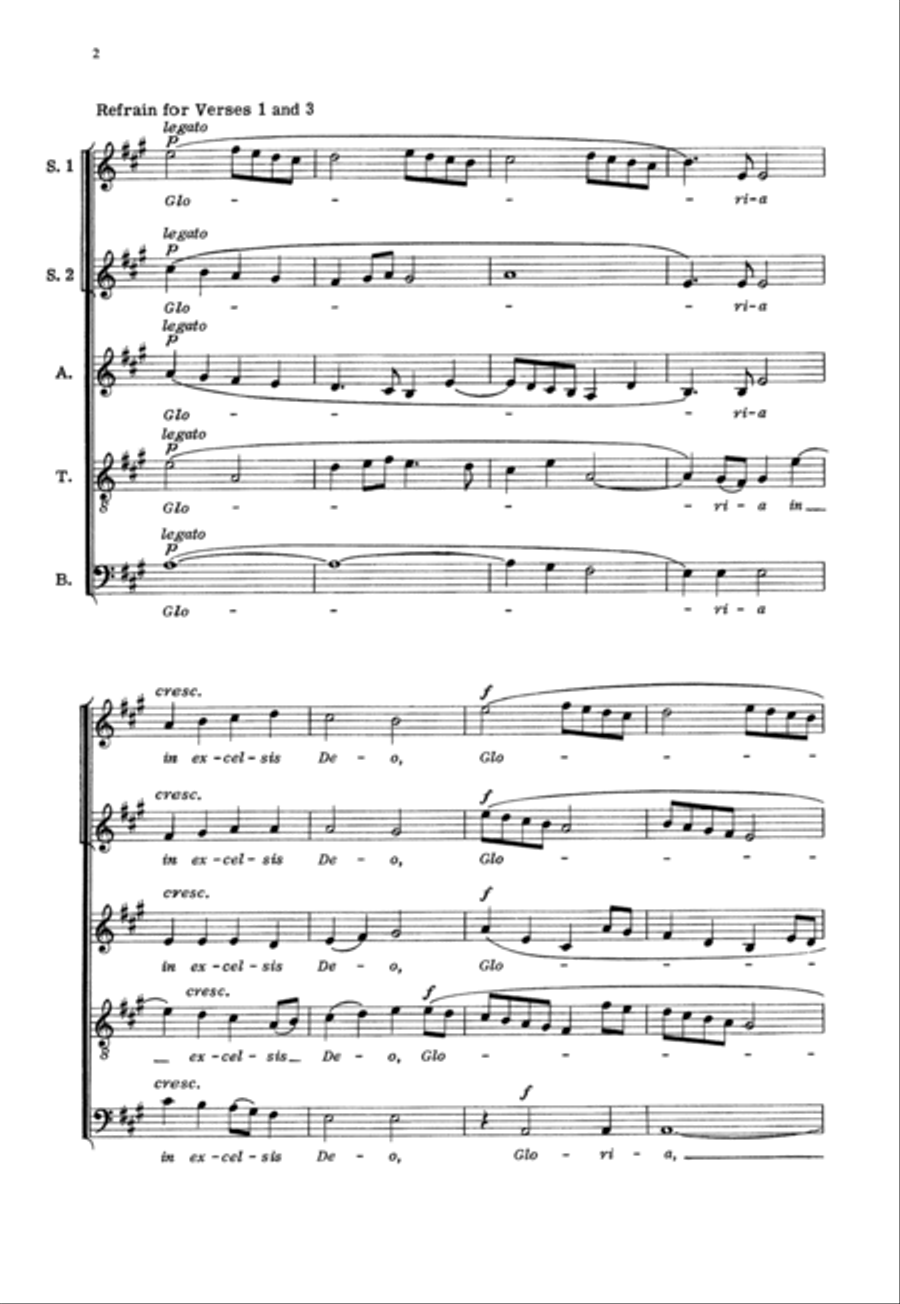 Angels we have heard on high Divisi scores gallery preview page 2