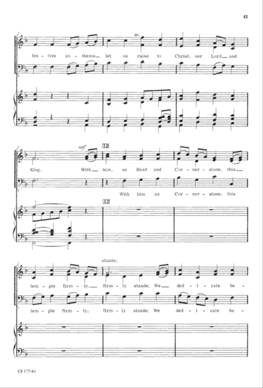 Foundation Anthems 3-Part scores gallery preview page 45