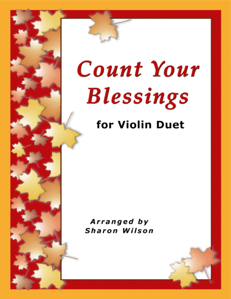 Count Your Blessings (for Violin Duet) image number null
