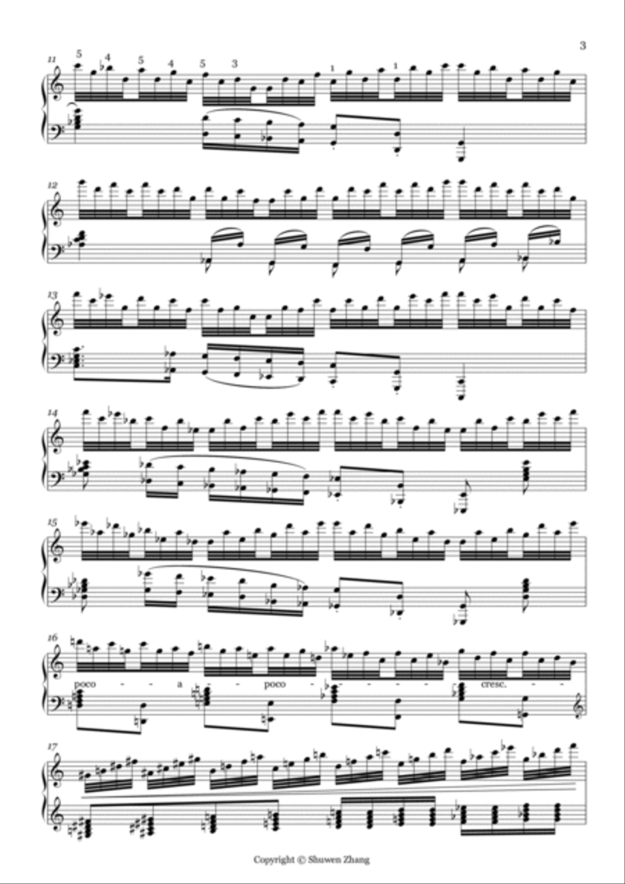 Etude No.2 in A minor 