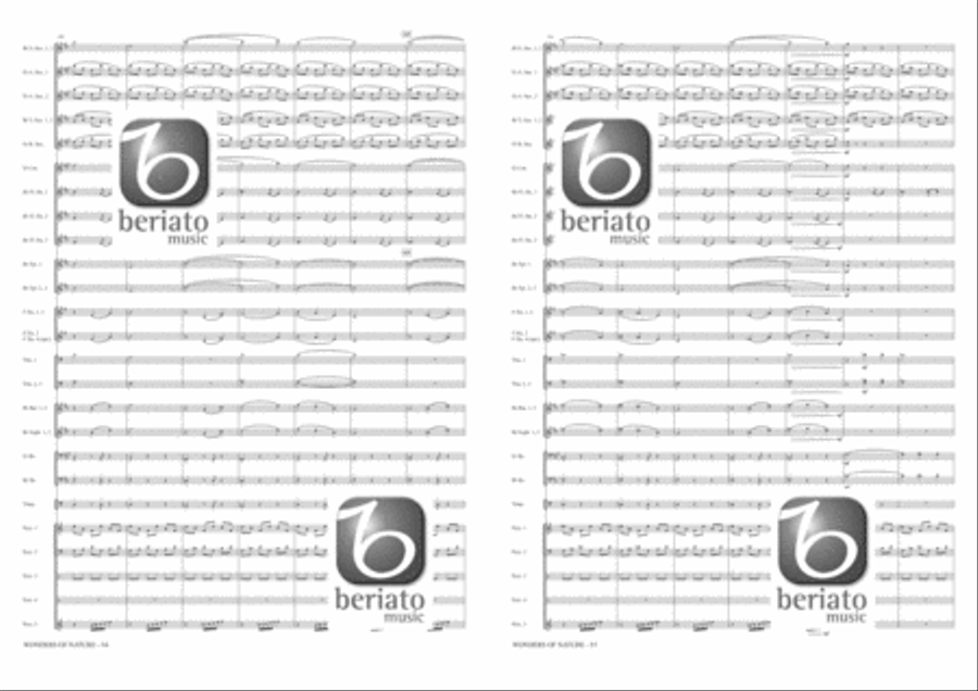 Wonders of Nature Fanfare Band scores gallery preview page 21