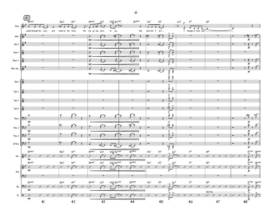 I Thought About You I Thought About You Jazz Ensemble scores gallery preview page 6
