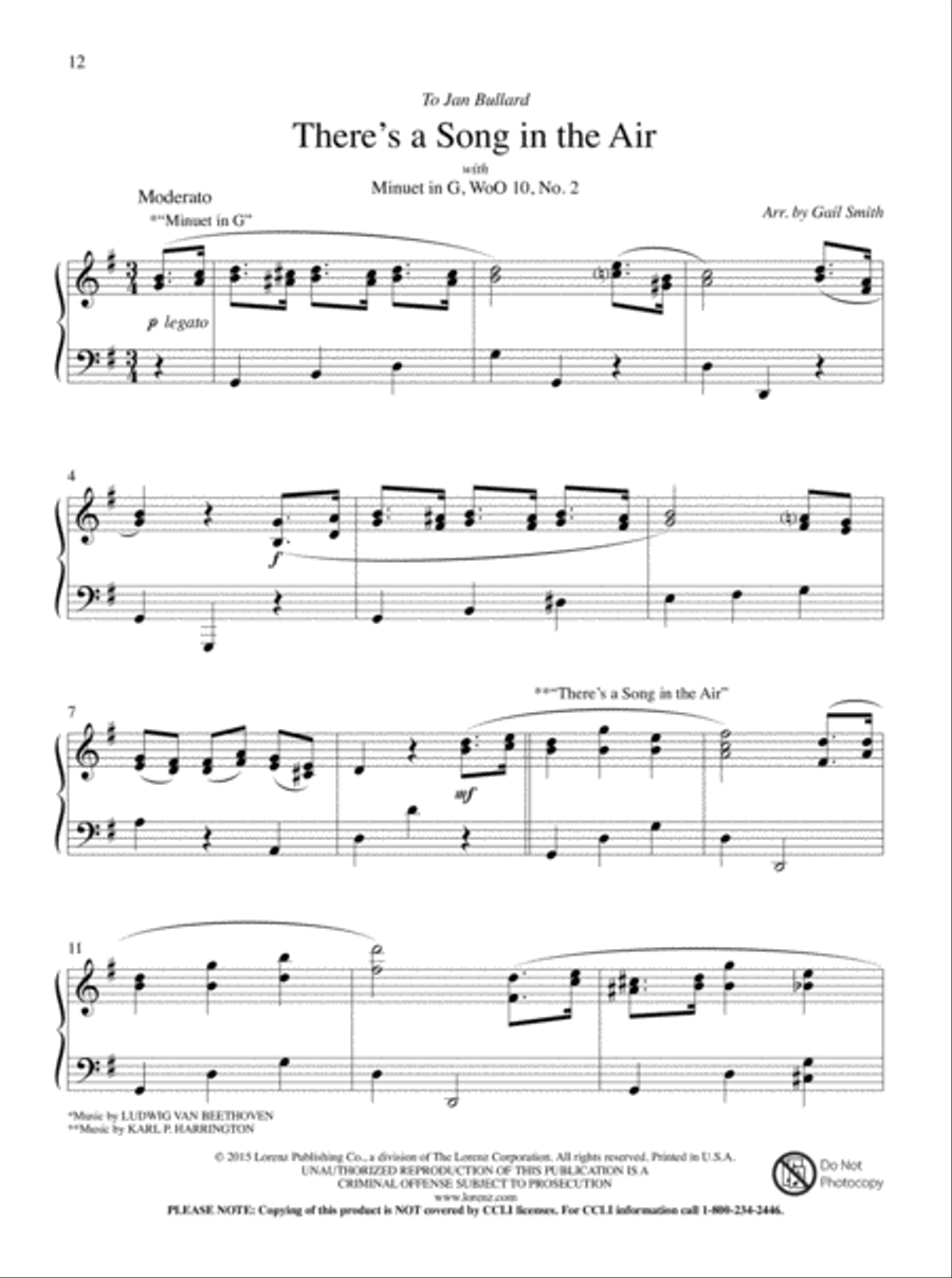 Christmas Carols and Classics Piano Solo scores gallery preview page 7