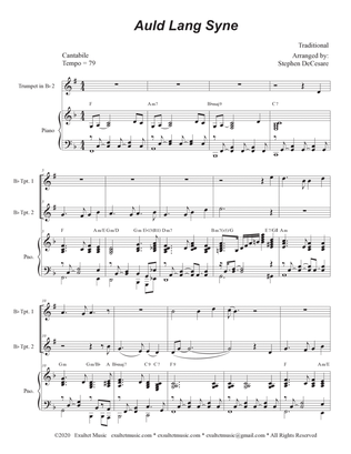 Auld Lang Syne (Duet for Bb-Trumpet)
